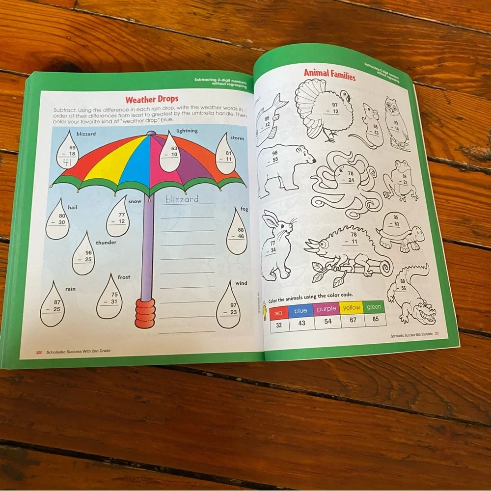 🧩 3/$20 Scholastic 2nd Grade Woorkbook